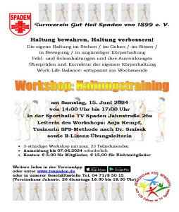 PlakatHaltungstrainingWorkshop